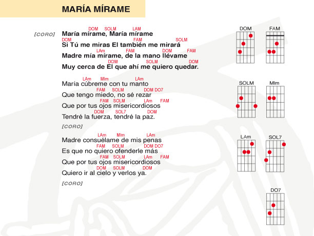 Letra Maria Mirame CANCIONERO DE SCHOENSTATT PDF